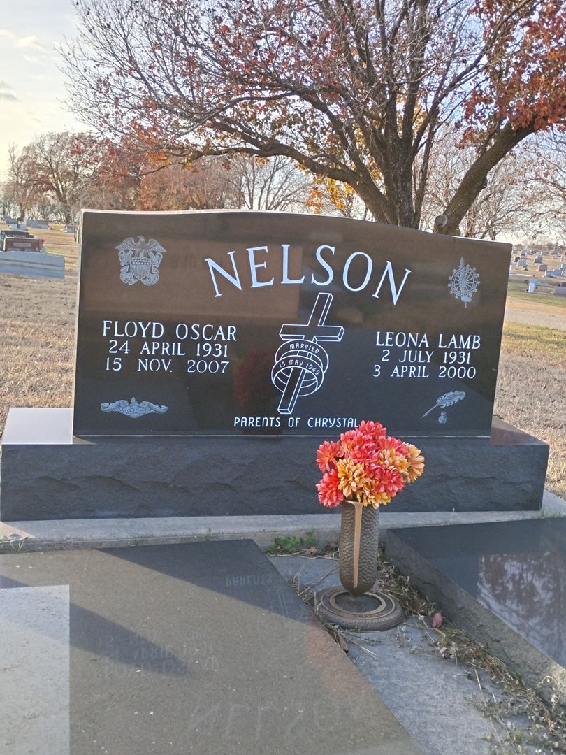 Floyd Oscar Nelson's grave. Photo 1