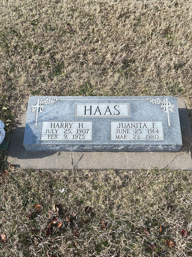 Harry H. Haas's grave. Photo 1