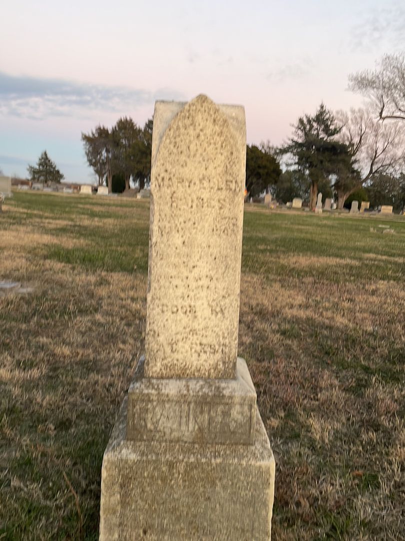 Mary Ellen Raines's grave. Photo 1