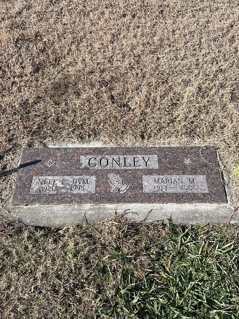 Neel L. DVM Conley's grave. Photo 1