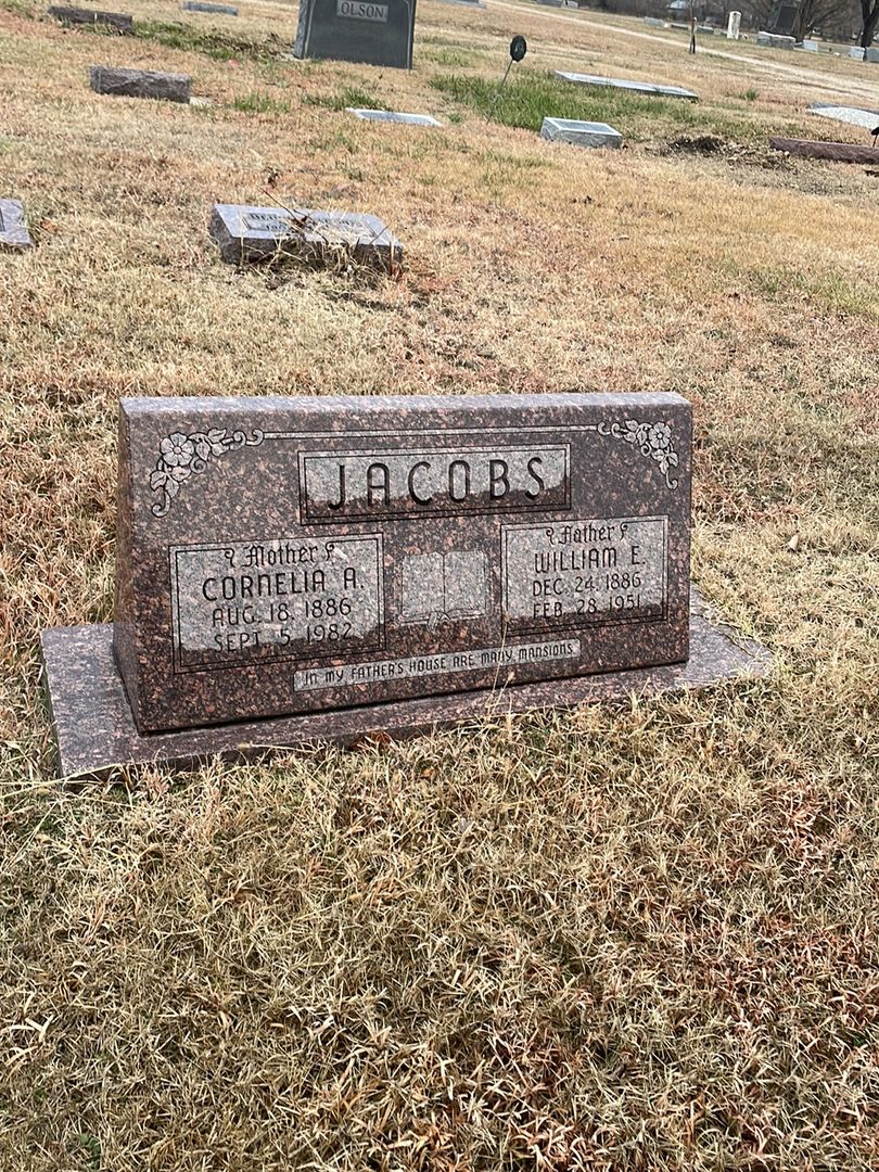 Cornelia A. Jacobs's grave. Photo 1
